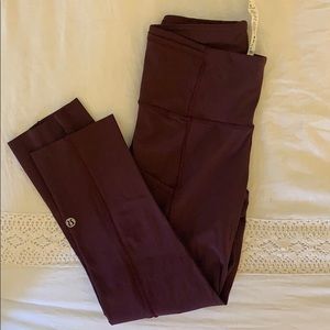 Lululemon Fast and Free HR Crop 19”